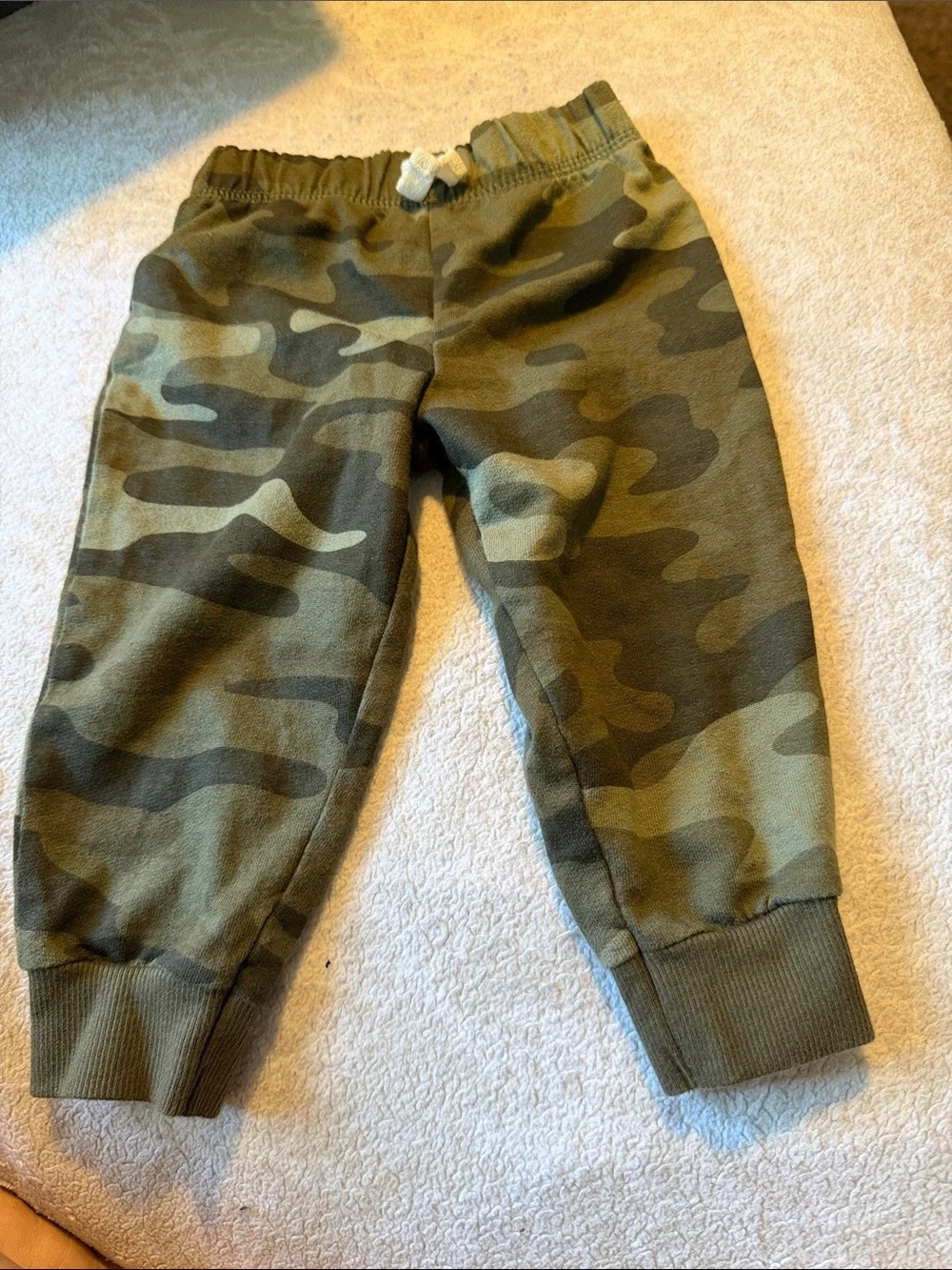 Carter's Olive Green Camo Jogger Pants